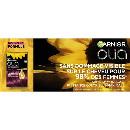 Lire la suite à propos de l’article Garnier Olia Vivids : Une coloration violette intense sans ammoniaque pour sublimer vos cheveux